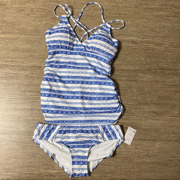 A Pea in the Pod Other - A Pea In The Pod Tankini Pattern Swim Set
